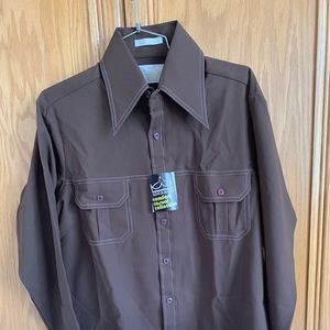 Vintage Sears Kings Road LS shirt NWT sz 15-15.5